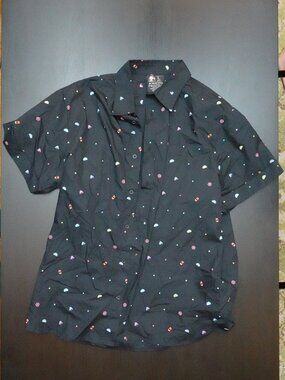 Taco Bell Manager Shirt Sz Mens Unisex L Uniform Top - Great Condition